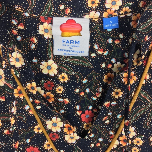 Farm Rio by Anthropologie Sayen Peasant Floral Top - Picture 7 of 9